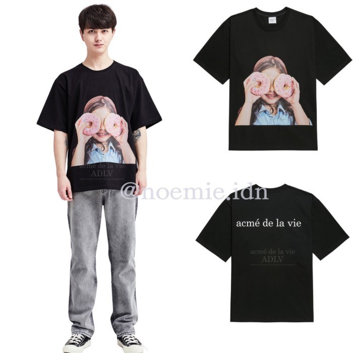 ADLV acme de la vie baby face short sleeve black donut 3
