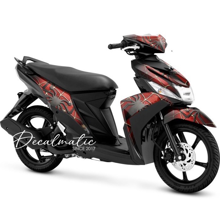 Stiker Mio M3 Full Body Decal Mio S Full Body Variasi Motor Full body Mio Z - Mio M3 125 Spiderman 3