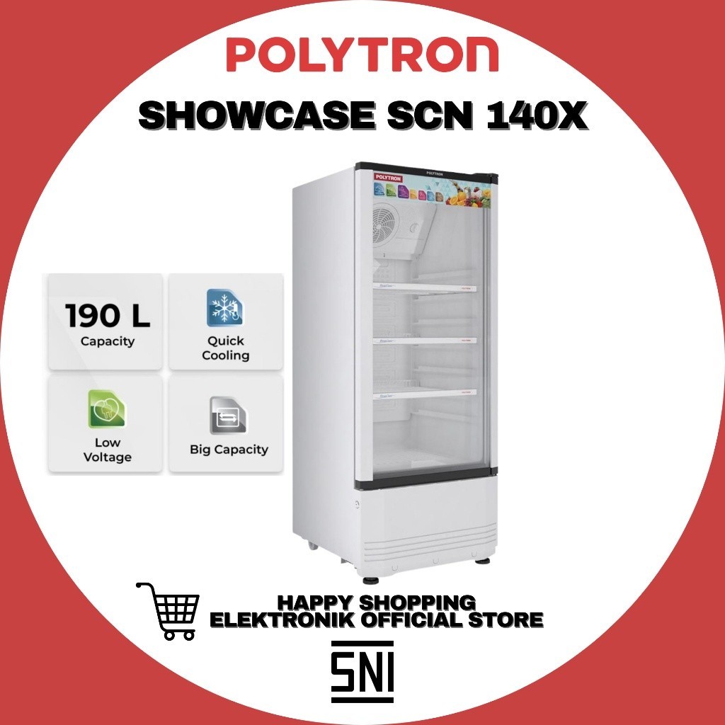 Showcase Polytron SCN 140X Pendingin Minuman - SCN 140X