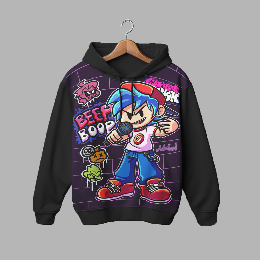 Hoodie Anak Jaket Anak Game Anime Friday Night Funkin Fnf Pakaian Anak Umur 1-12 Tahun 10072_Ja