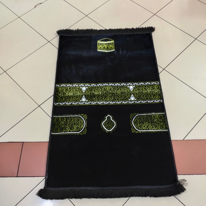 Sajadah tebal karpet /sajadah mada arabia 6mm - Hitam