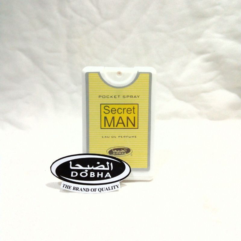 Pocket SECRET MAN 18ml - Parfum Dobha Pocket Spray Secret man