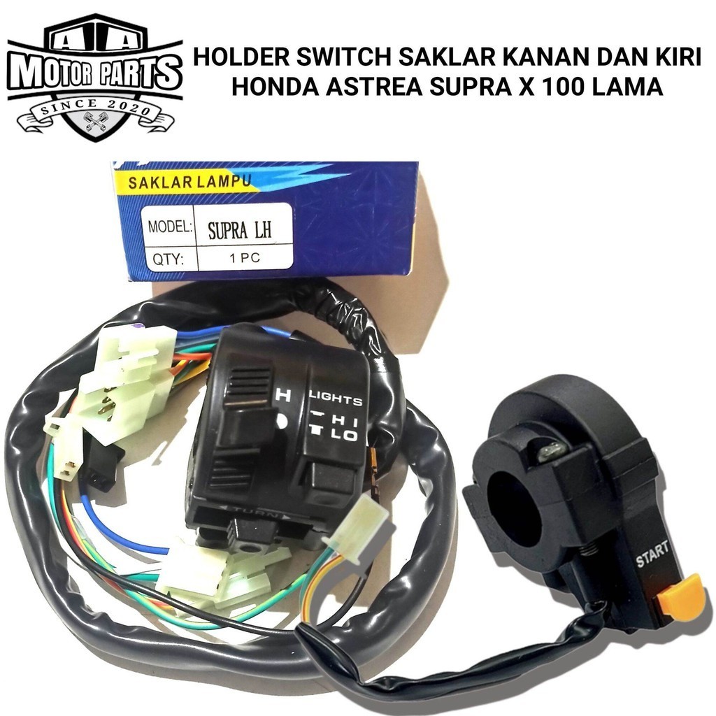 SAKLAR KANAN DAN KIRI SUPRA X 100 SUPRA LAMA / HOLDER KANAN DAN KIRI SUPRA