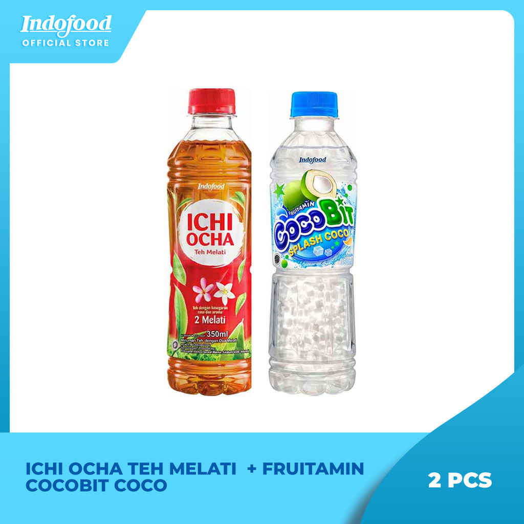 

Ichi Ocha Teh Melati + Fruitamin Cocobit Coco