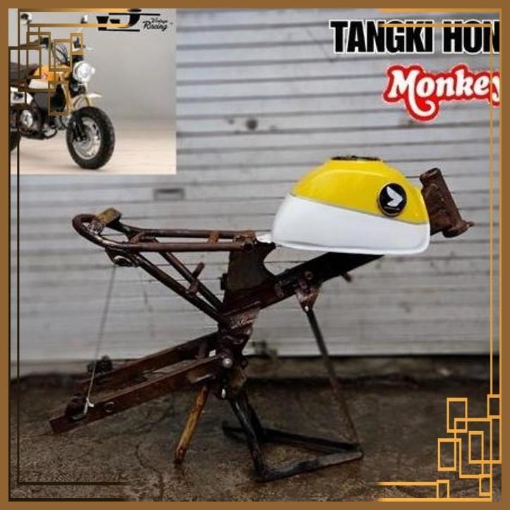 [LJBL] BODY SET HONDA MONKEY 125 COVER BODY FRAME BODY SET BAJU SET HONDA MONKEY 125 NEW BIRU PUTIH