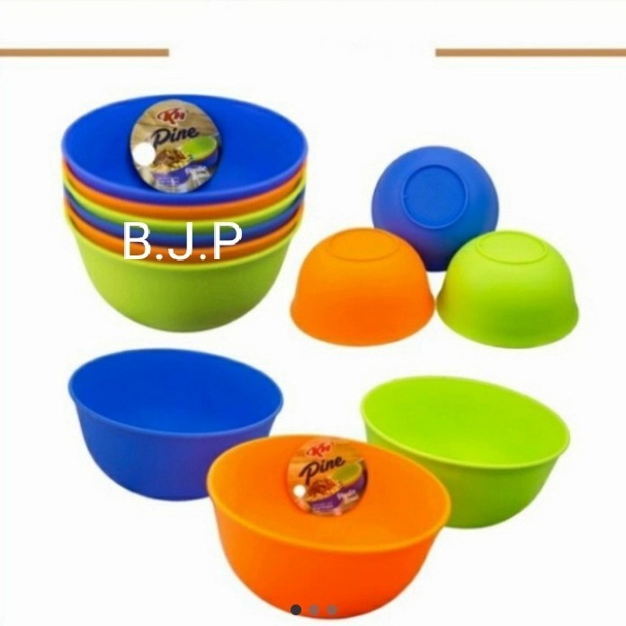 (1 Lusin) Mangkok Kecil Plastik Pine (S) | Mangkok Kuah Plastik