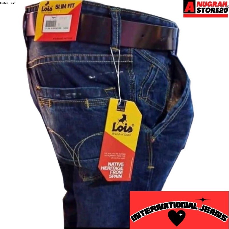 JEANS LOIS - CELANA PANJANG PRIA - CELANA LOIS PANJANG - CELANA REGULER LOIS - CELANA PRIA - CELANA
