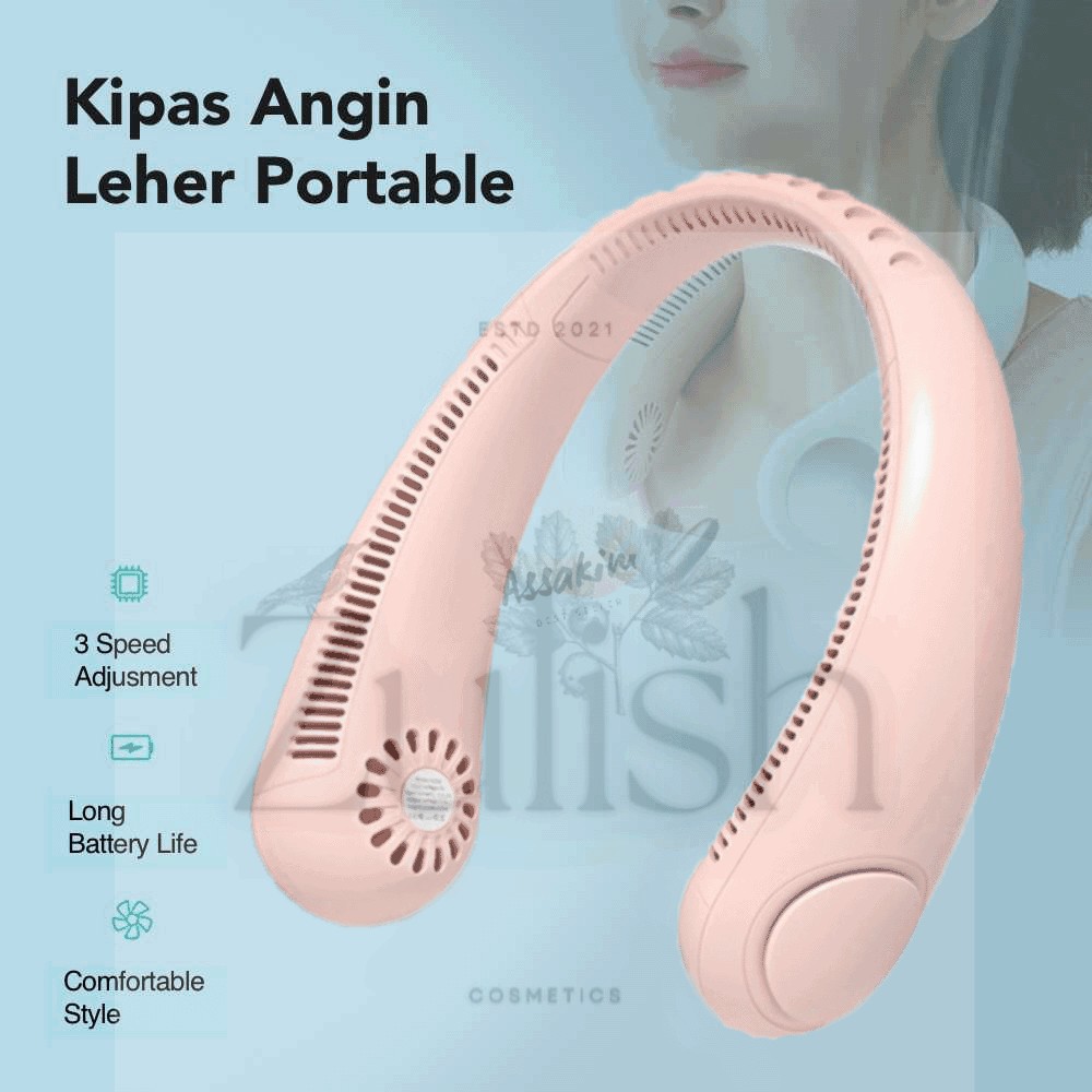 

Mini Fan Neck Elektrik Kipas Angin Gantung Leher Portable USB Tanpa Baling Baling Mini Portable Rechargeable viral termurah bisa cod gratis ongkir kipas konser bulat anti panas praktis bisa di charger cocok untuk segala acara outdoor