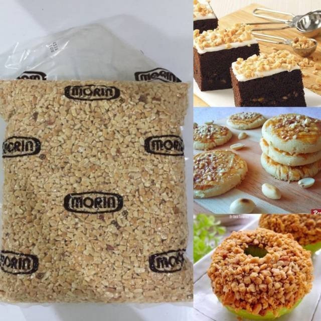 

MORIN Kacang cacah 1KG - kacang tabur, roasted peanut, topping donat TERMURAH