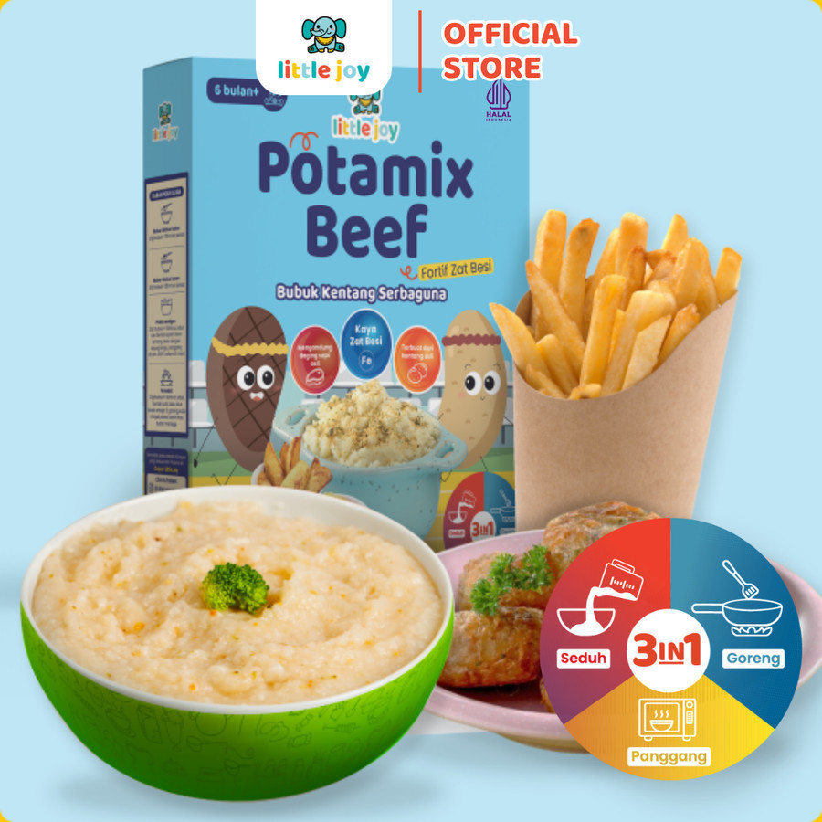 Little Joy Potamix Beef - Makanan Bayi