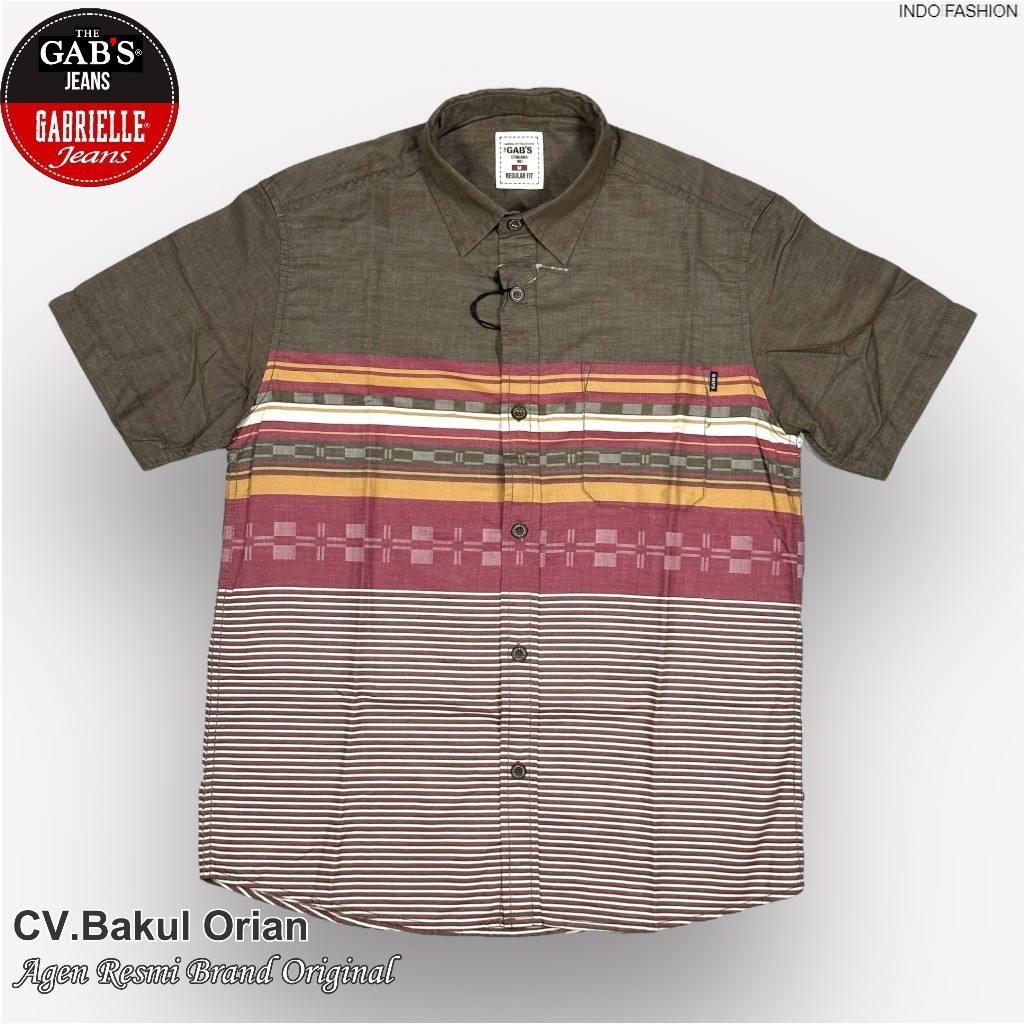 Kemeja Pria Gabrielle Gab's Original Reguler - GA02605 I.F