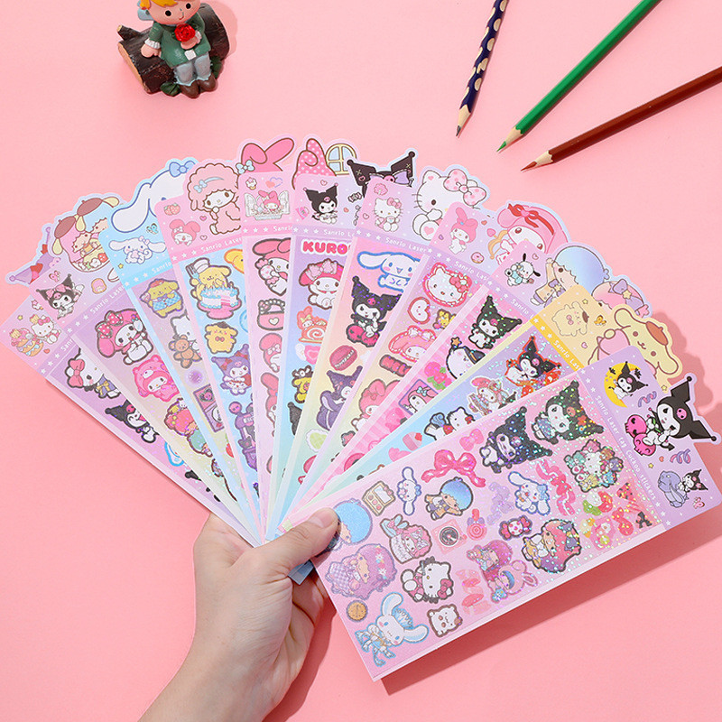 

Motif sanrio kuromi melody cinnamorol pompompurin Mixue Karakter Lucu-Lucu Stiker Gliter Hologram besarSTICKER HOLOGRAM MOTIF SANRIO KUROMI MELODY CINNAMOROL POMPOMPURIN BLINK