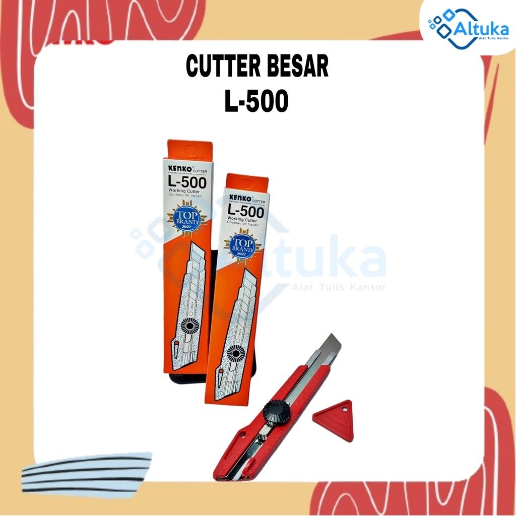 

Cutter Kenko L-500 / Cutter Besar Kenko L-500