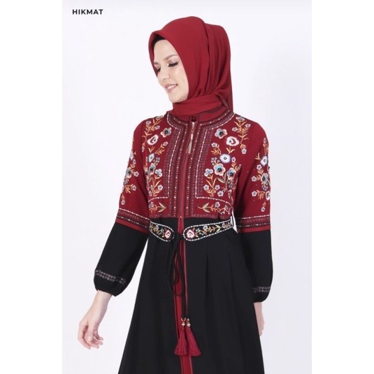 Abaya Hikmat a3955 exclusive Original (Diskon)