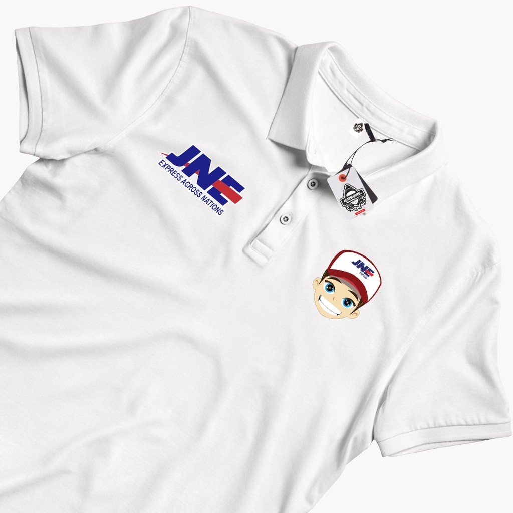 TERBARU Polo Shirt Kaos Polo JNE EXPRESS ACROSS NATIONS Kaos Perusahaan