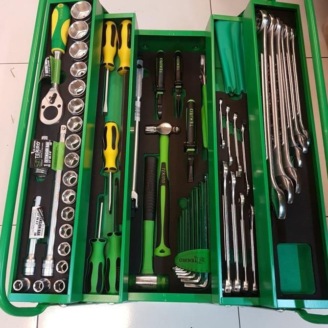 promo TEKIRO TOOL BOX SET 66 PCS / MEKANIK TOOL SET 66 PCS