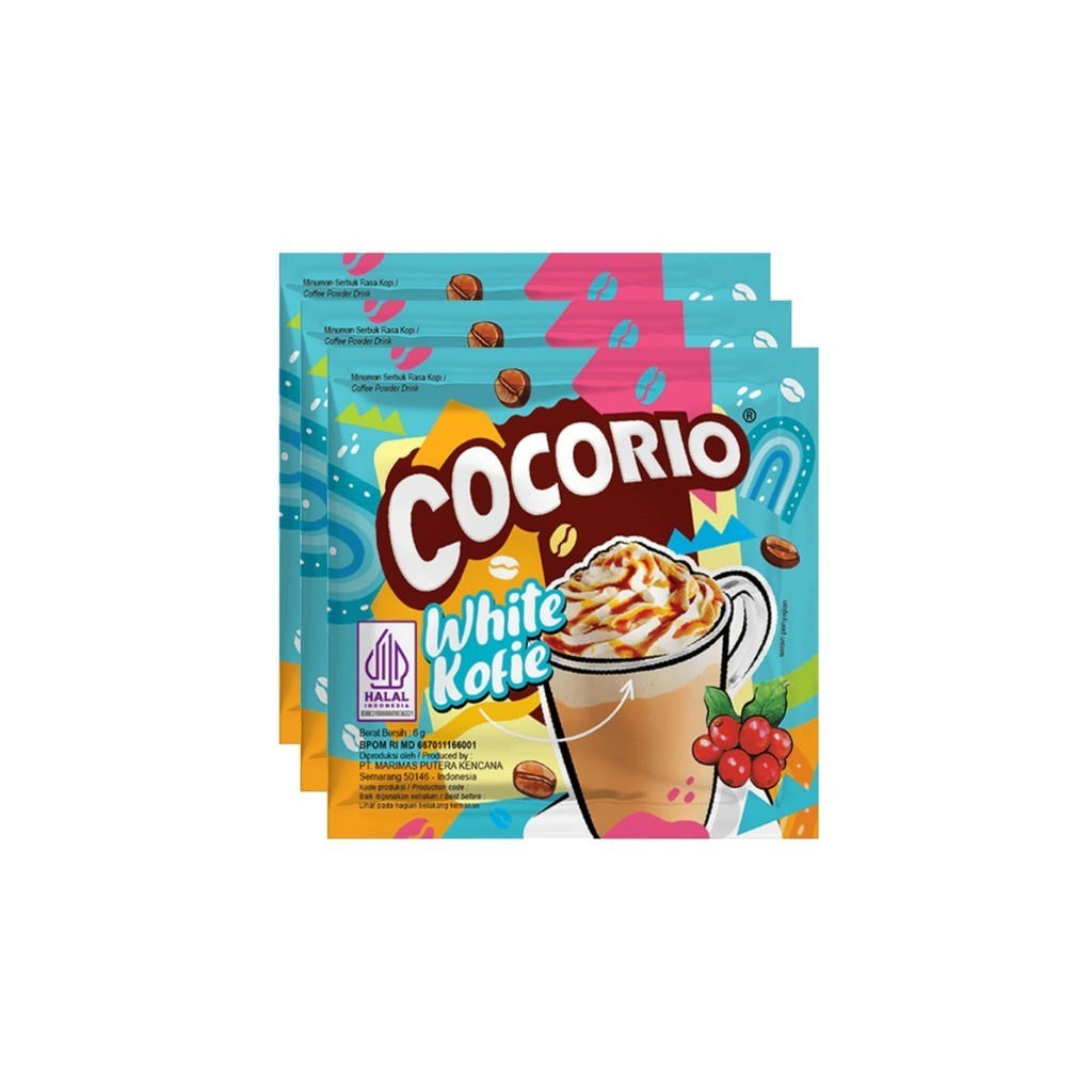 

COCORIO WHITE KOFIE Kemasan Sachet M73