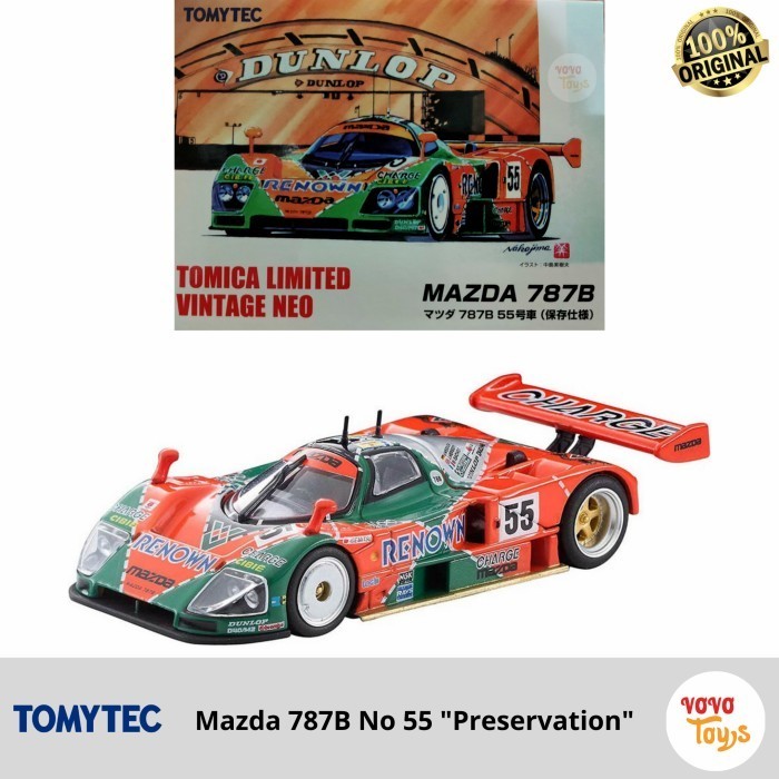 Vincent Tomica Limited Vintage Neo TLV-N MAZDA 787B Car 55 Preservation Spec