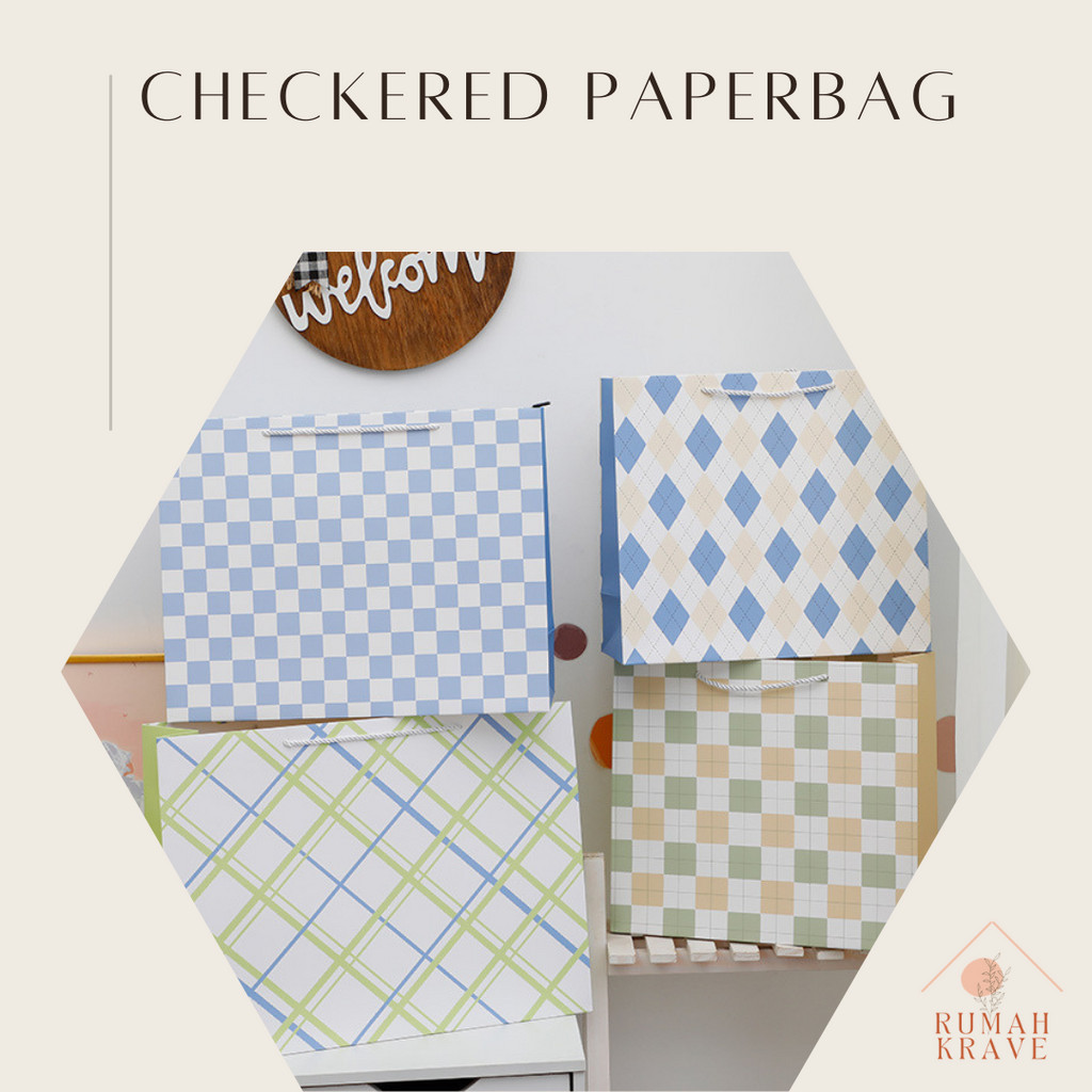 

RUMAH KRAVE - Checkered Paperbag Goodie Bag