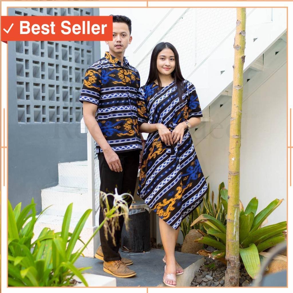 Batik Couple Murah lebaran / New Arrival - Batik Couple - Dress Couple - Dress Batik - Motif Songket