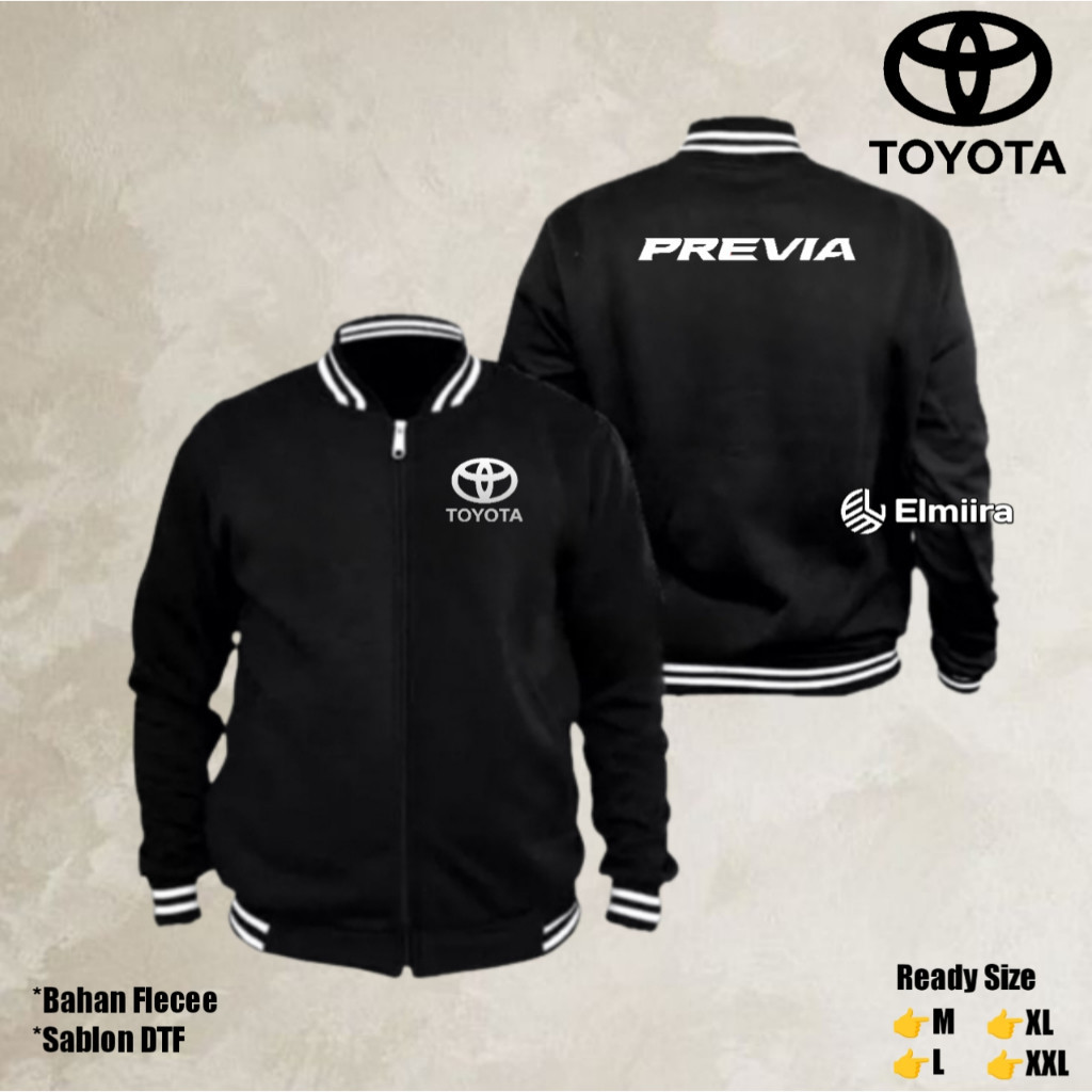 Jaket Toyota Previa Varsity Jaket Varsity Custom