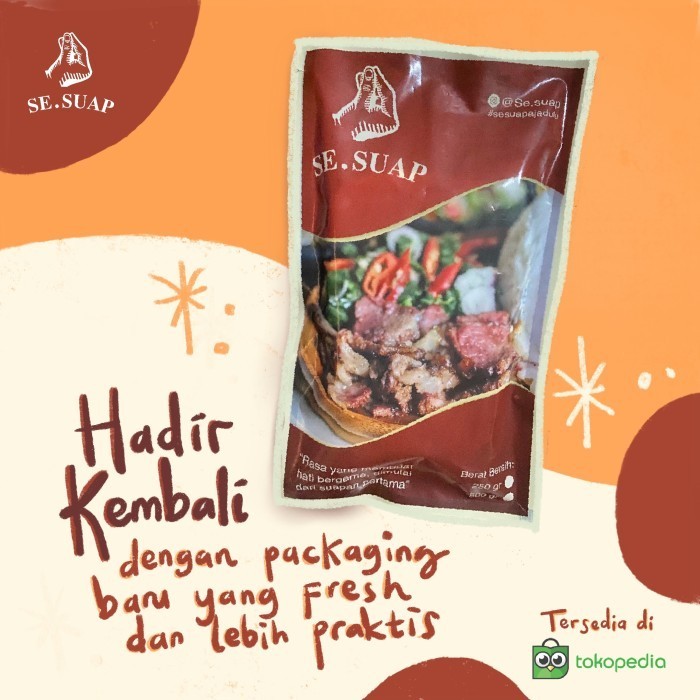 

[Bumbu Instan] Sei Sapi / Daging Sapi Asap (250 gr) + Sambal Hijau