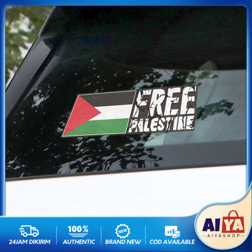 Stiker Free Palestine Sticker Stand With Palestina Save Palestine Stiker Body Mobil / Motor