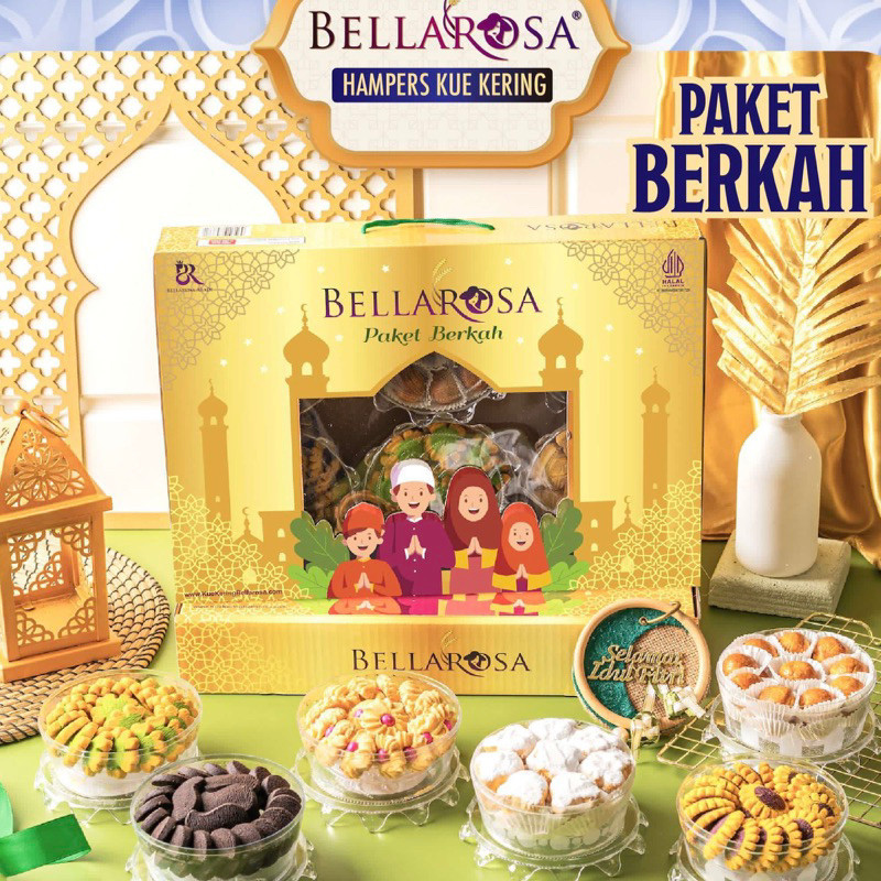 

DISKON (COD) 6 Toples Kue Kering Bellarosa Paket Berkah // Hamper Murah Bellarosa // Hampers 6 Toples Kue Murah