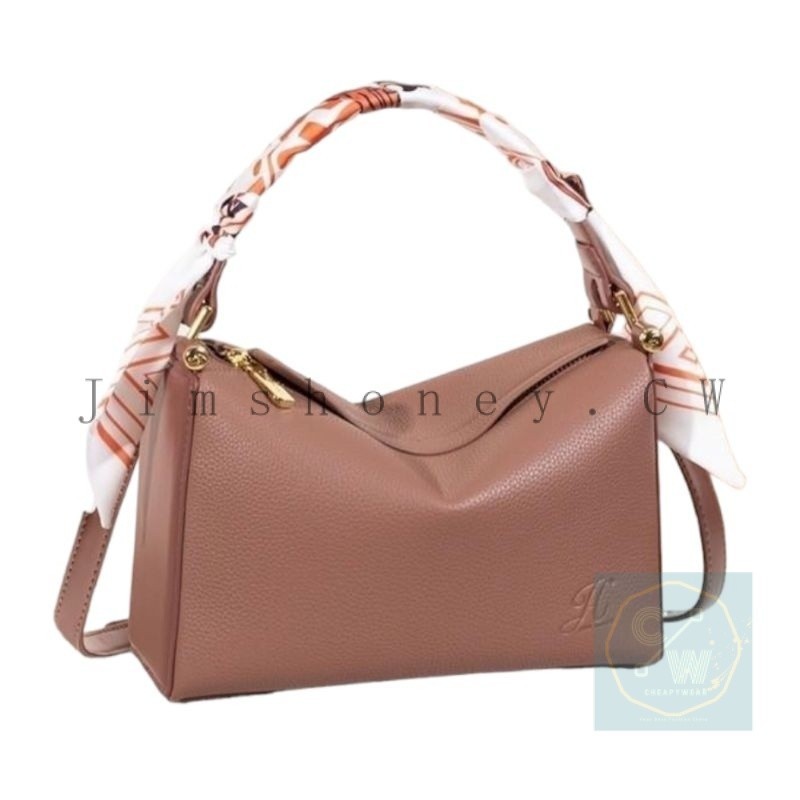 Jims Honey - Tas Selempang Wanita Tania / Tas Kulit Besar Mewah free pita Jimshoney