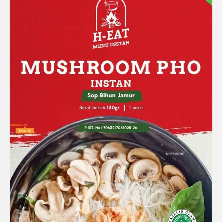 

Menu Mushroom Pho Instan Makanan Hiking H-Eat 130 gr | 1 Porsi