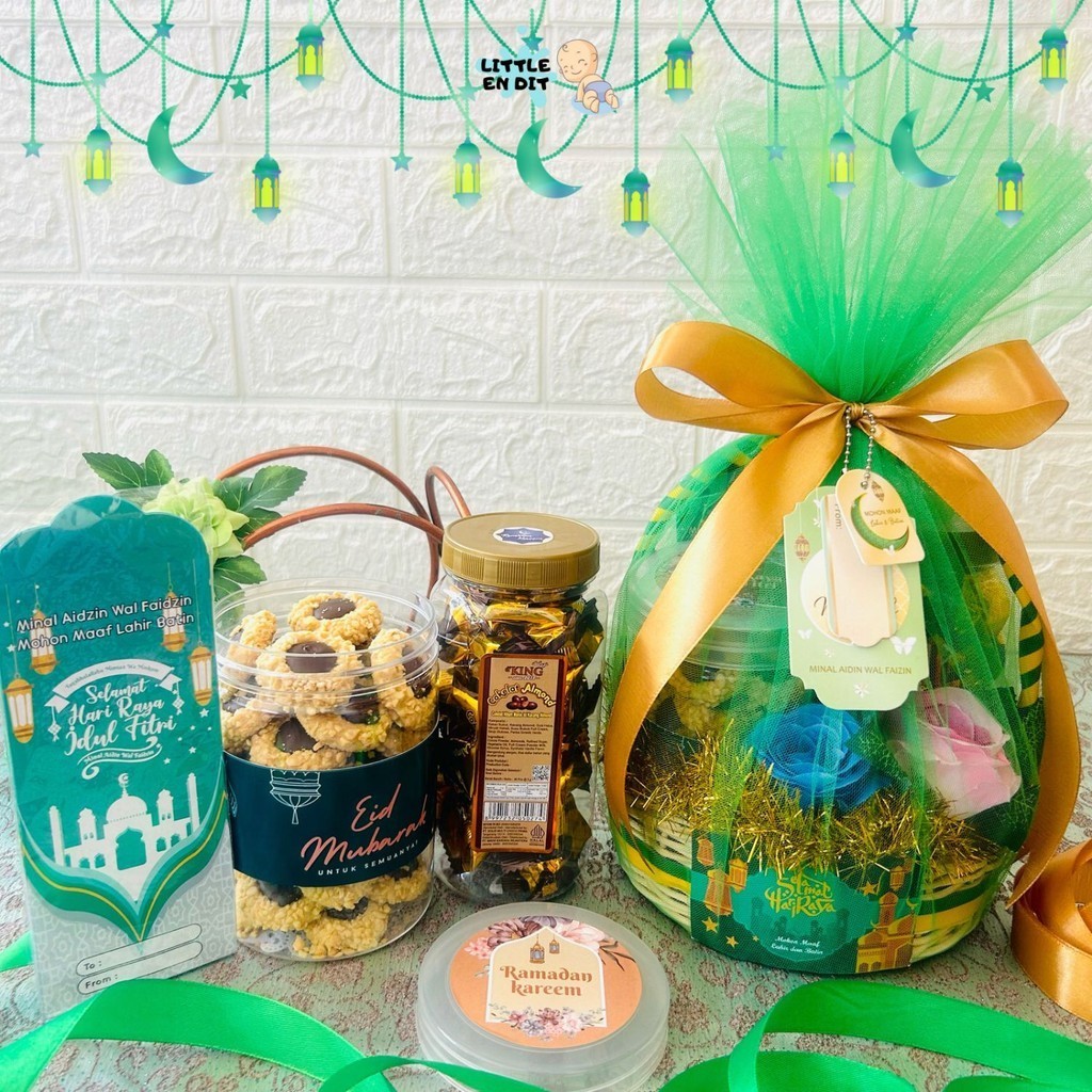 

Littleendit HL05 Hampers Lebaran Idul Fitri / Parcel Lebaran / Parcel Ramadhan / Kue Lebaran (Snacks/Kue 2 Toples)