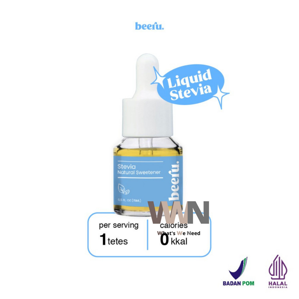 

Beeru Stevia Natural Sweetener 15mL - Pemanis Alami Tanpa Kalori