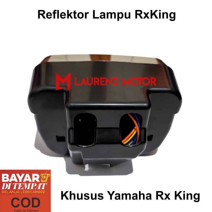 LM Reflektor Lampu Rx King Lama Original RxKing - Hitam