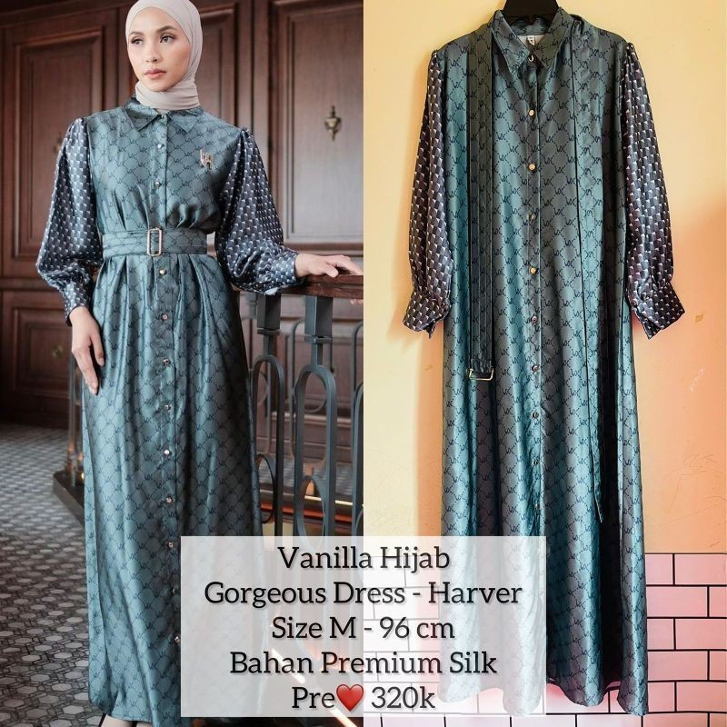 VANILLA HIJAB Gorgeous dress original PRELOVED