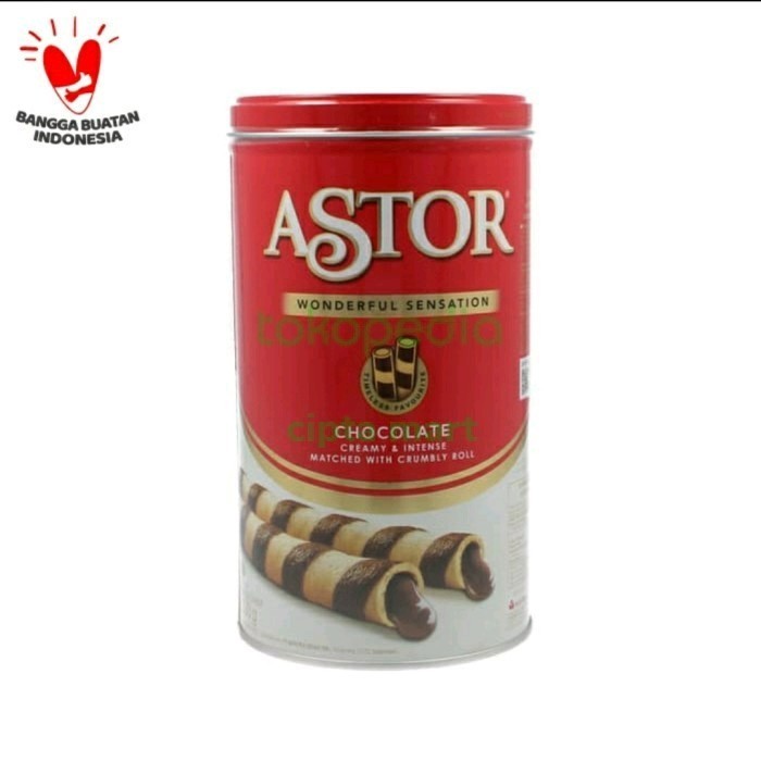 

Astor Kaleng Wafer Roll Cokelat 330gr