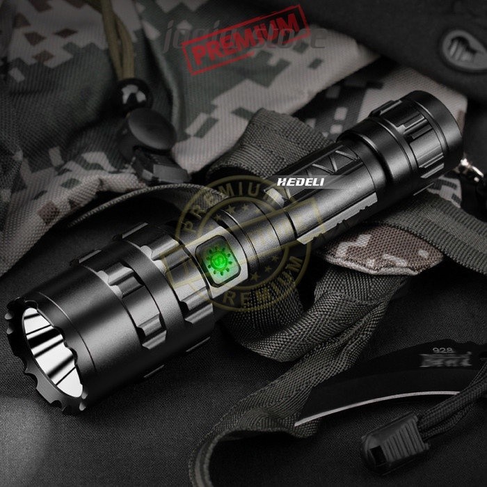 Senter LED TaffLED Cree XM-L L2 701 6500 lm Senter Torch Waterproof