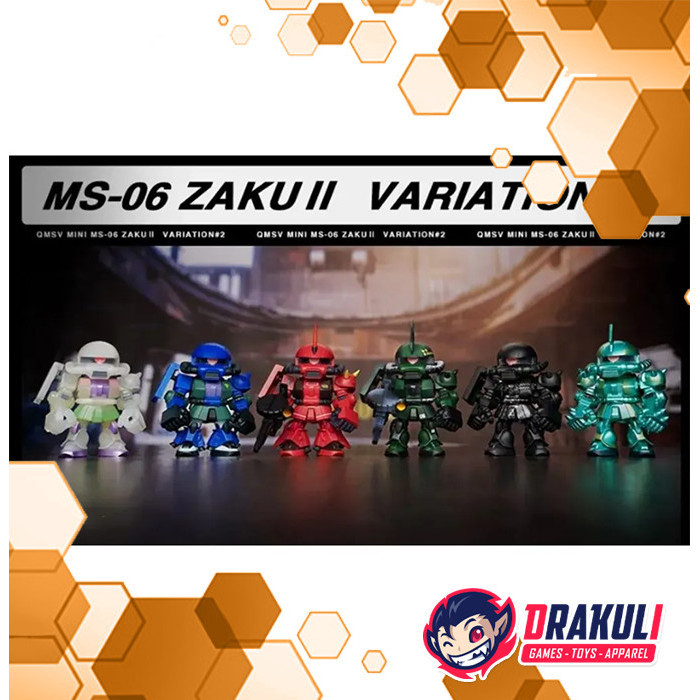 Toys QMSV MS-06 Zaku II Variation #2 Figure Blind Box