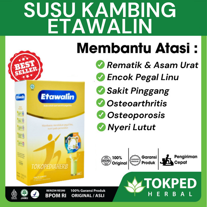 

Susu Etawalin Original Atasi Nyeri Sendi Tulang Dan Asam Urat