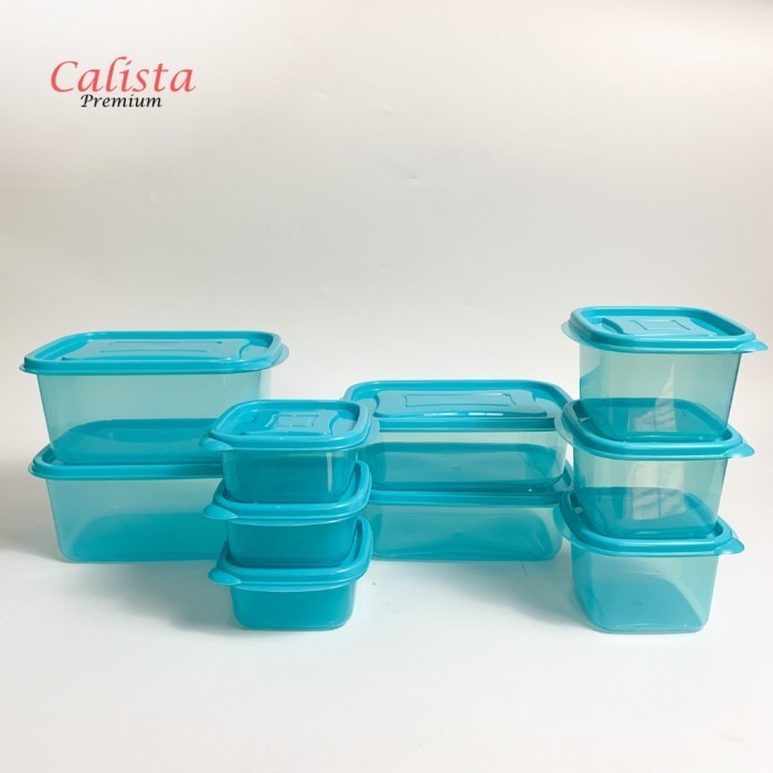 TOPLES CALISTA  SET FOOD CONTAINER KULKAS WADAH KOTAK PLASTIK - FURANO UNGU