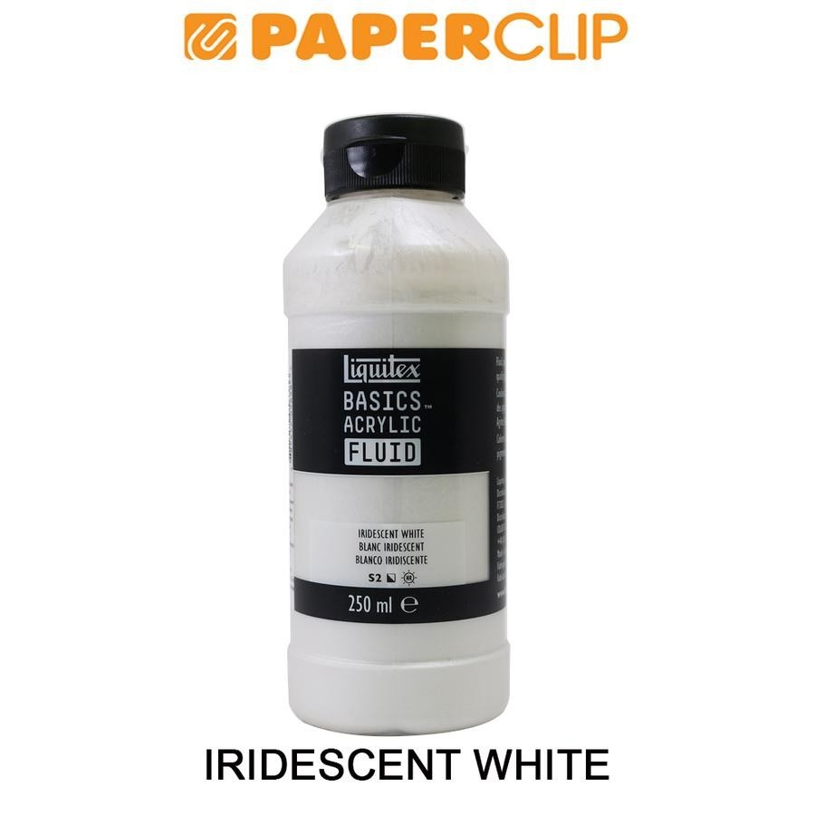 

CAT AKRILIK / ACRYLIC FLUID LIQUITEX BASIC 118ML S2 8870438LQ IRIDESCENT WHITE