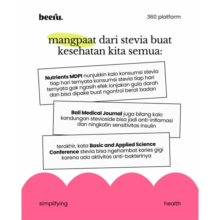 

Beeru Stevia Double 2pcs@15ml,gula cair stevia untuk diet & diabetes