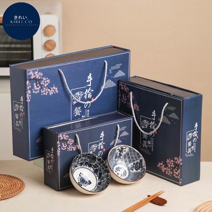 

Souvenir Pernikahan Hampers Mangkok Gift Set Kado Wedding Ulang Tahun/ Baru Mewah