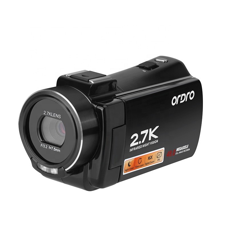 2 7K Travel Vlog Kamera Video Digital Profesional Kamera Video Digital untuk Streaming Langsung