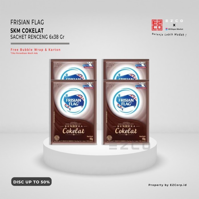 

FRISIAN FLAG / BENDERA SKM COKELAT SACHET RENCENG 6 PCS X 38 GRAM