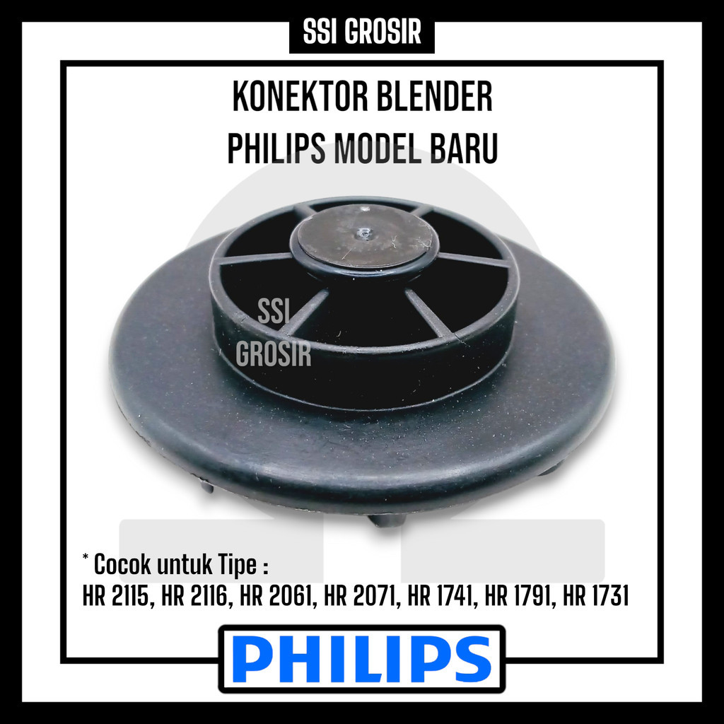 Konektor Blender / Gear Plastik merk Philips Model Baru HR 2115 /2116 /2061/2071/1741/1791/1731 (TINS)