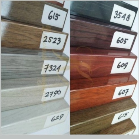 List Siku L Step Nosing Tangga PVC 2.4M / List Ending Siku L anti air - WLL615