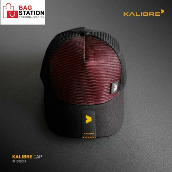 BOMEAYY KALIBRE TOPI CAP ORIGINAL TOPI KALIBRE ORI TOPI SEPEDA TOPI OLAHRAGA - Black Red