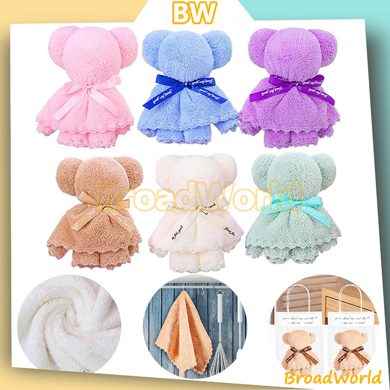 Handuk Lipat Beruang /Handuk Lap Muka /handuk boneka bear/Towel Hampers Boneka Kain