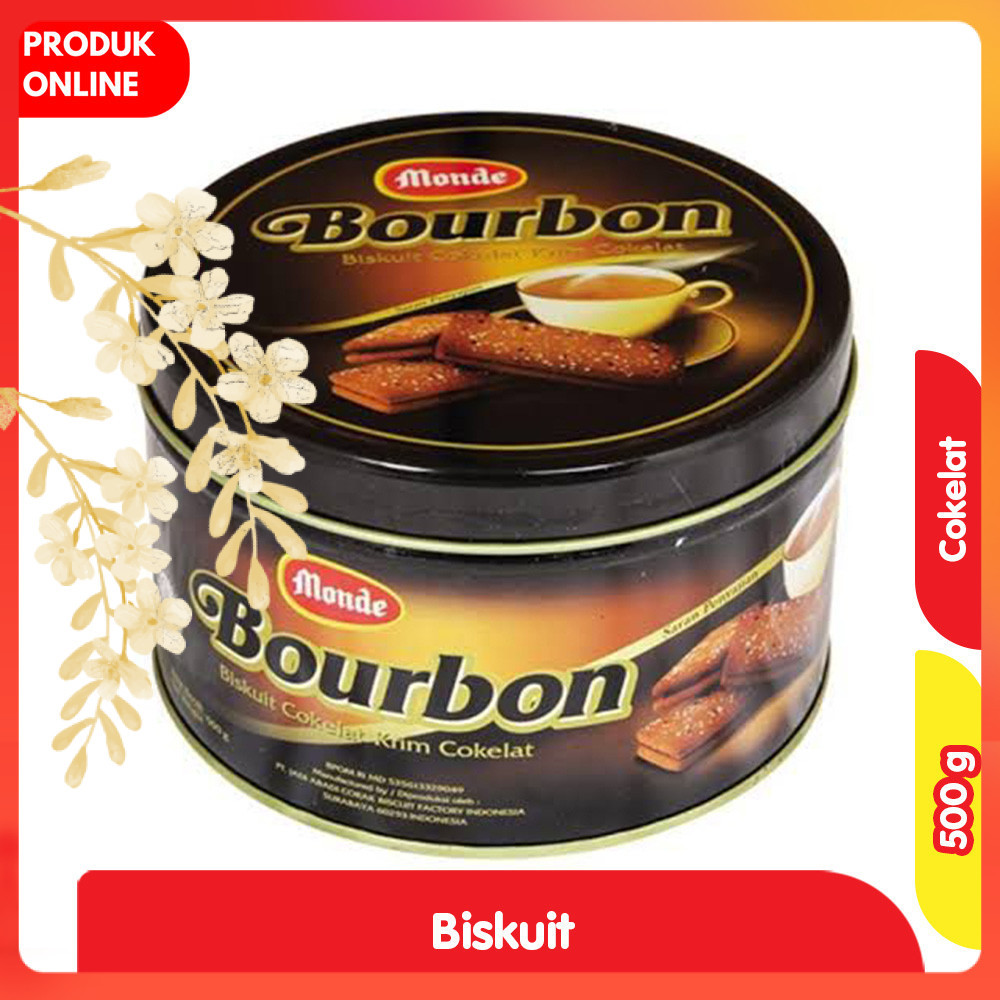 

Monde Bourbon Biskuit Krim Cokelat Kaleng 500 g