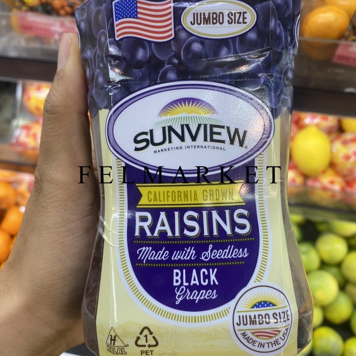 

Sunview Raisins Grapes Black Seedlees / 425 grm